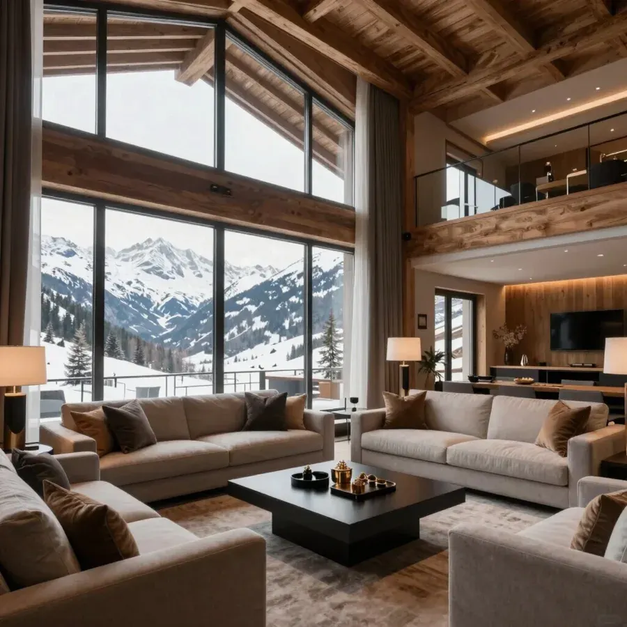 Méribel in French Alps