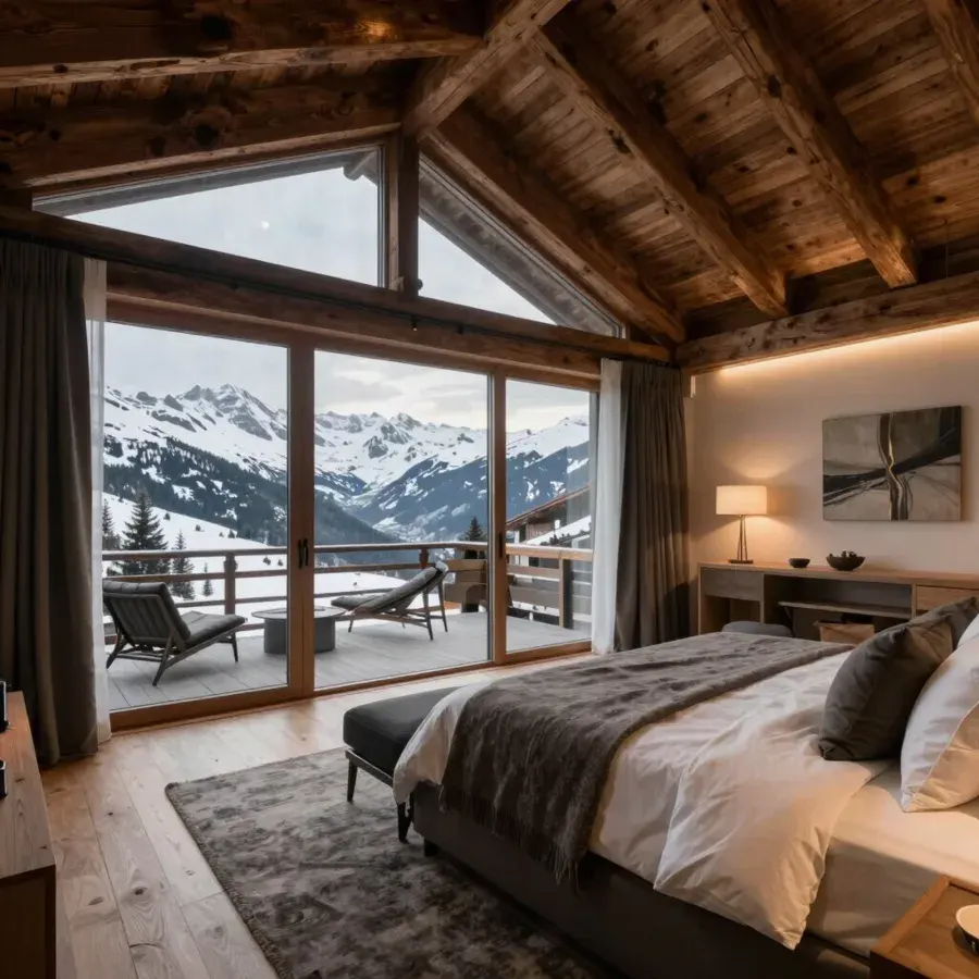 Verbier in Swiss Alps