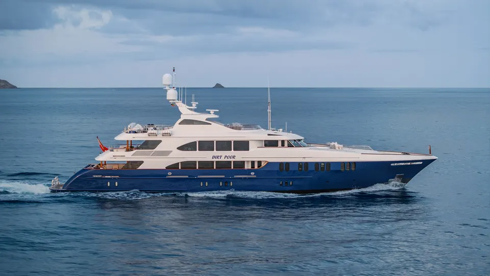 DIRT POOR private yacht charter